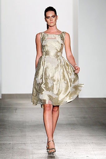 Rolando Santana, Spring/Summer 2012. New York Fashion Week Spring/Summer 2012. [Photo by Joe Kohen/Getty Images]