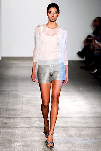 Rolando Santana, Spring/Summer 2012. New York Fashion Week Spring/Summer 2012. [Photo by Joe Kohen/Getty Images]