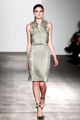 Rolando Santana, Spring/Summer 2012. New York Fashion Week Spring/Summer 2012. [Photo by Joe Kohen/Getty Images]