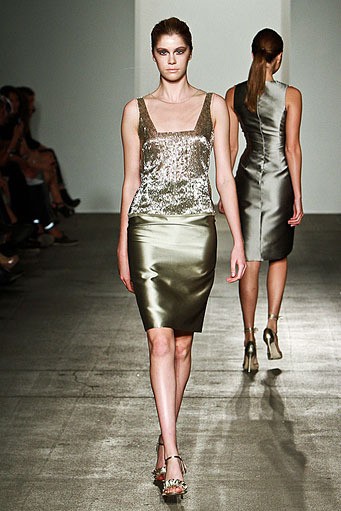Rolando Santana, Spring/Summer 2012. New York Fashion Week Spring/Summer 2012. [Photo by Joe Kohen/Getty Images]