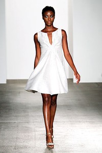 Rolando Santana, Spring/Summer 2012. New York Fashion Week Spring/Summer 2012. [Photo by Joe Kohen/Getty Images]