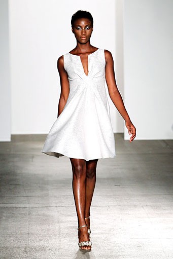 Rolando Santana, Spring/Summer 2012. New York Fashion Week Spring/Summer 2012. [Photo by Joe Kohen/Getty Images]