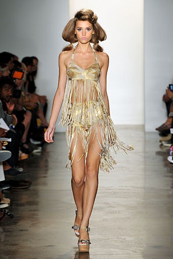 Jeremy Scott, New York Fashion Week Spring/Summer 2012. (Photo by Slaven Vlasic/Getty Images)