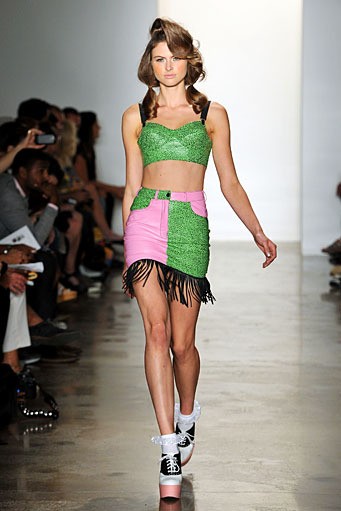 Jeremy Scott. Spring/Summer 2012. New York Fashion Week ss 2012. [Photo by Slaven Vlasic/Getty Images]