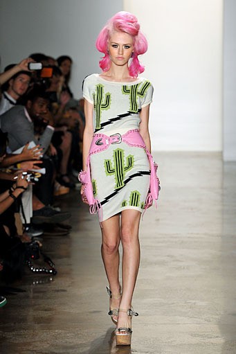Jeremy Scott. Spring/Summer 2012. New York Fashion Week ss 2012. [Photo by Slaven Vlasic/Getty Images]