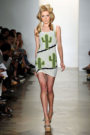 Jeremy Scott. Spring/Summer 2012. New York Fashion Week ss 2012. [Photo by Slaven Vlasic/Getty Images]