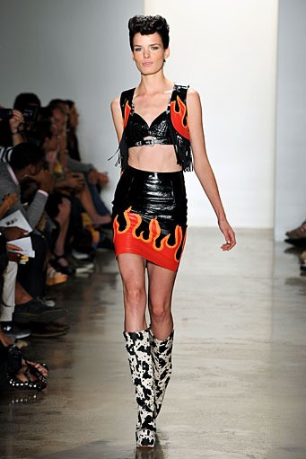 Jeremy Scott. Spring/Summer 2012. New York Fashion Week ss 2012. [Photo by Slaven Vlasic/Getty Images]