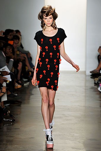Jeremy Scott. Spring/Summer 2012. New York Fashion Week ss 2012. [Photo by Slaven Vlasic/Getty Images]