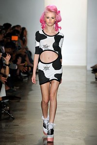 Jeremy Scott. Spring/Summer 2012. New York Fashion Week ss 2012. [Photo by Slaven Vlasic/Getty Images]