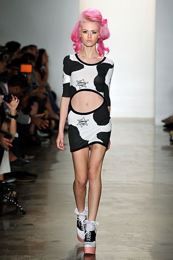 Jeremy Scott. Spring/Summer 2012. New York Fashion Week ss 2012. [Photo by Slaven Vlasic/Getty Images]