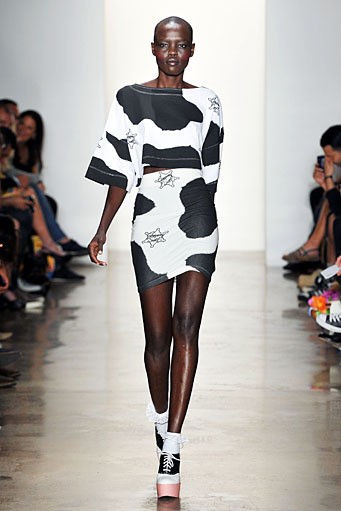 Jeremy Scott. Spring/Summer 2012. New York Fashion Week ss 2012. [Photo by Slaven Vlasic/Getty Images]