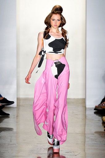 Jeremy Scott. Spring/Summer 2012. New York Fashion Week ss 2012. [Photo by Slaven Vlasic/Getty Images]