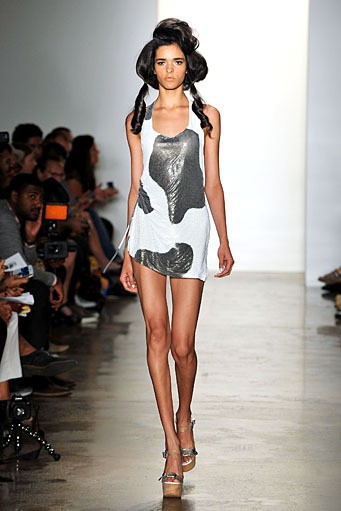 Jeremy Scott. Spring/Summer 2012. New York Fashion Week ss 2012. [Photo by Slaven Vlasic/Getty Images]