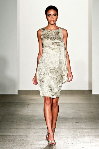 Rolando Santana, Spring/Summer 2012. New York Fashion Week Spring/Summer 2012. [Photo by Joe Kohen/Getty Images]