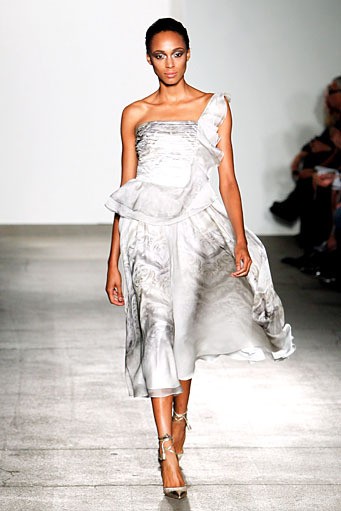 Rolando Santana, Spring/Summer 2012. New York Fashion Week Spring/Summer 2012. [Photo by Joe Kohen/Getty Images]