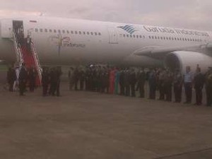 Akhiri Lawatan dari Prancis, SBY Tiba di Tanah Air