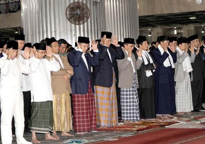 SBY Salat Idul Adha di Istiqlal