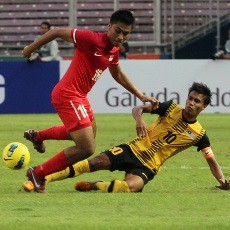 Singapura-Malaysia Berakhir Tanpa Gol