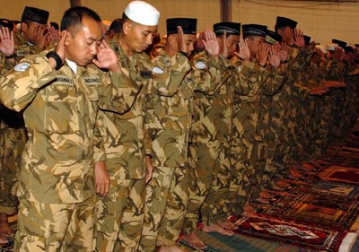 Prajurit TNI Rayakan Idul Adha di Libanon