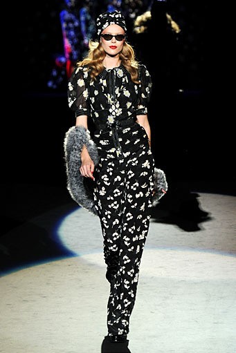 Anna Sui. New York Fashion Week Spring/Summer 2012. New York Fashion Week SS 2012. [Photo by Frazer Harrison/Getty Images for Mercedes-Benz Fashion Week]