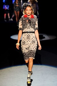 Anna Sui. New York Fashion Week Spring/Summer 2012. New York Fashion Week SS 2012. [Photo by Frazer Harrison/Getty Images for Mercedes-Benz Fashion Week]