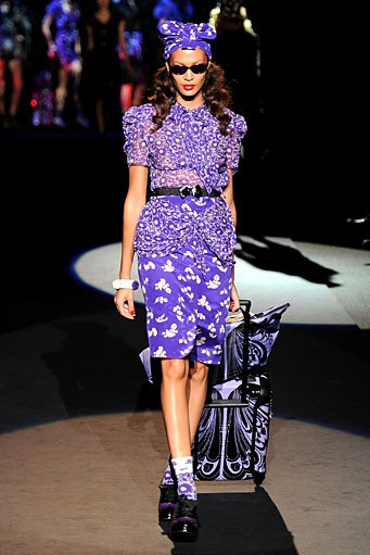 Anna Sui. New York Fashion Week Spring/Summer 2012. New York Fashion Week SS 2012. [Photo by Frazer Harrison/Getty Images for Mercedes-Benz Fashion Week]