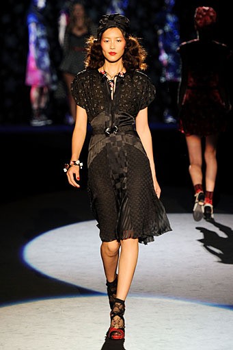 Anna Sui. New York Fashion Week Spring/Summer 2012. New York Fashion Week SS 2012. [Photo by Frazer Harrison/Getty Images for Mercedes-Benz Fashion Week]
