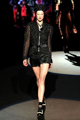 Anna Sui. New York Fashion Week Spring/Summer 2012. New York Fashion Week SS 2012. [Photo by Frazer Harrison/Getty Images for Mercedes-Benz Fashion Week]