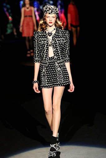 Anna Sui, New York Fashion Week Spring/Summer 2012. (Photo by Frazer Harrison/Getty Images for Mercedes-Benz Fashion Week)