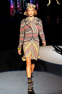 Anna Sui. New York Fashion Week Spring/Summer 2012. New York Fashion Week SS 2012. [Photo by Frazer Harrison/Getty Images for Mercedes-Benz Fashion Week]