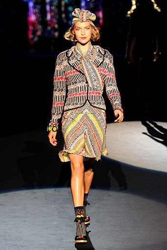 Anna Sui. New York Fashion Week Spring/Summer 2012. New York Fashion Week SS 2012. [Photo by Frazer Harrison/Getty Images for Mercedes-Benz Fashion Week]