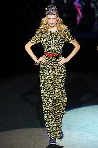 Anna Sui. New York Fashion Week Spring/Summer 2012. New York Fashion Week SS 2012. [Photo by Frazer Harrison/Getty Images for Mercedes-Benz Fashion Week]
