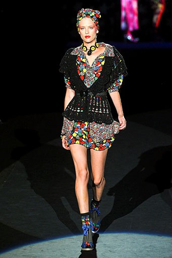 Anna Sui. New York Fashion Week Spring/Summer 2012. New York Fashion Week SS 2012. [Photo by Frazer Harrison/Getty Images for Mercedes-Benz Fashion Week]