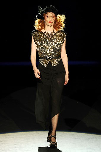 Anna Sui. New York Fashion Week Spring/Summer 2012. New York Fashion Week SS 2012. [Photo by Frazer Harrison/Getty Images for Mercedes-Benz Fashion Week]