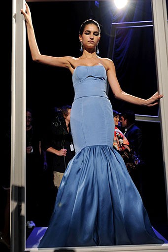 Pamella Roland, Spring/Summer 2012. New York Fashion Week Spring/Summer 2012. [Photo by Dario Cantatore/Getty Images for Pamella Roland]