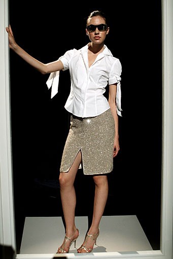 Pamella Roland, Spring/Summer 2012. New York Fashion Week Spring/Summer 2012. [Photo by Dario Cantatore/Getty Images for Pamella Roland]