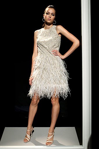 Pamella Roland, Spring/Summer 2012. New York Fashion Week Spring/Summer 2012. [Photo by Dario Cantatore/Getty Images for Pamella Roland]