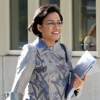 SBY Bertemu Sri Mulyani di Istana