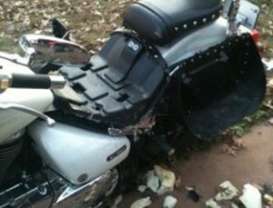 Motor Suzuki Dimakan Beruang