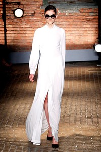 Yigal Azrouel, Spring/Summer 2012. New York Fashion Week Spring/Summer 2012. [Photo by Joe Kohen/Getty Images]