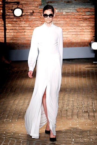 Yigal Azrouel, Spring/Summer 2012. New York Fashion Week Spring/Summer 2012. [Photo by Joe Kohen/Getty Images]