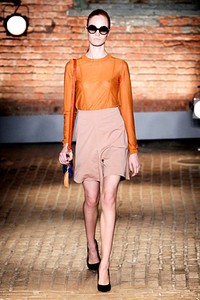 Yigal Azrouel, Spring/Summer 2012. New York Fashion Week Spring/Summer 2012. [Photo by Joe Kohen/Getty Images]