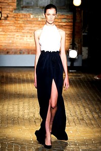 Yigal Azrouel, Spring/Summer 2012. New York Fashion Week Spring/Summer 2012. [Photo by Joe Kohen/Getty Images]