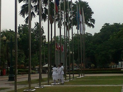 7 Bendera Peserta SEA Games Dikibarkan