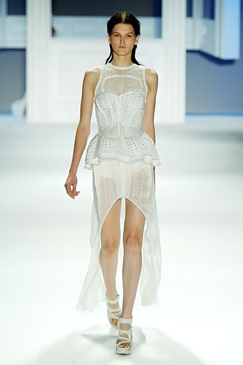 Vera Wang, Spring/Summer 2012. New York Fashion Week Spring/Summer 2012. [Photo by Frazer Harrison/Getty Images for Mercedes-Benz Fashion Week]