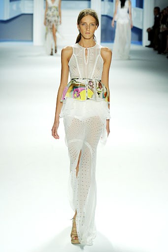 Vera Wang, Spring/Summer 2012. New York Fashion Week Spring/Summer 2012. [Photo by Frazer Harrison/Getty Images for Mercedes-Benz Fashion Week]