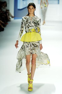 Vera Wang, Spring/Summer 2012. New York Fashion Week Spring/Summer 2012. [Photo by Frazer Harrison/Getty Images for Mercedes-Benz Fashion Week]