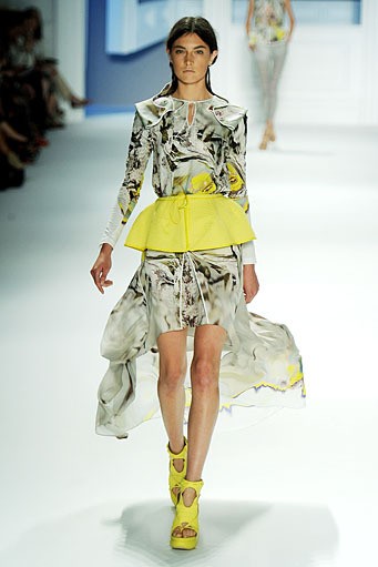 Vera Wang, Spring/Summer 2012. New York Fashion Week Spring/Summer 2012. [Photo by Frazer Harrison/Getty Images for Mercedes-Benz Fashion Week]