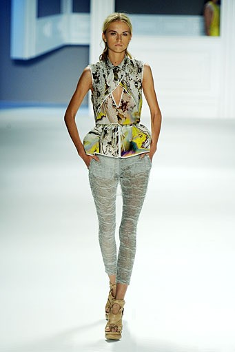 Vera Wang, Spring/Summer 2012. New York Fashion Week Spring/Summer 2012. [Photo by Frazer Harrison/Getty Images for Mercedes-Benz Fashion Week]