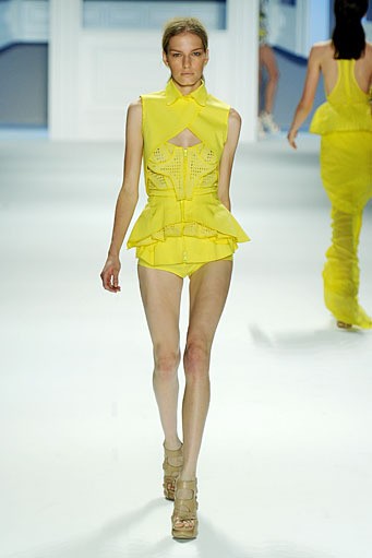 Vera Wang, Spring/Summer 2012. New York Fashion Week Spring/Summer 2012. [Photo by Frazer Harrison/Getty Images for Mercedes-Benz Fashion Week]